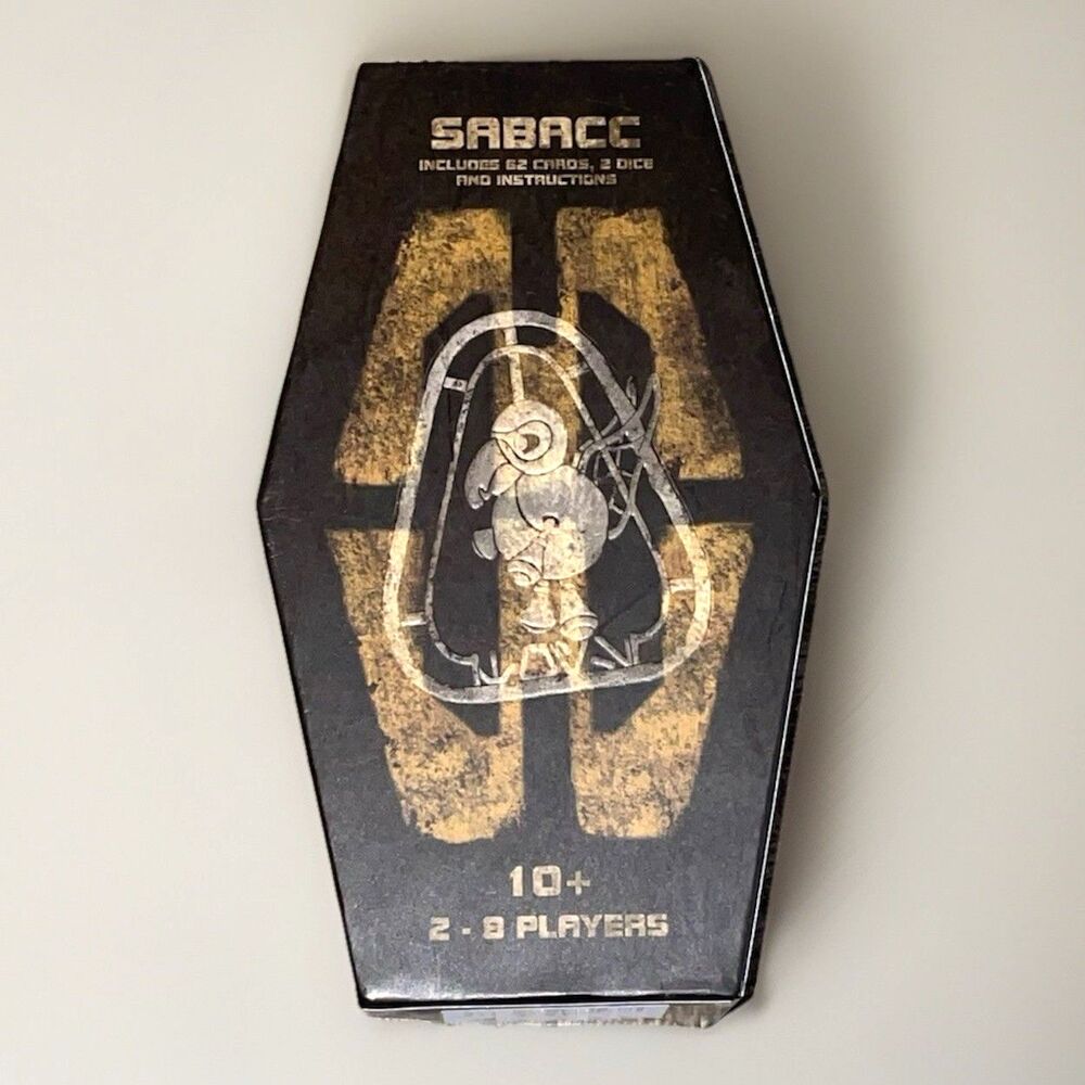 Star Wars Galaxy's Edge SABACC Playing Card and Dice Game NEW!